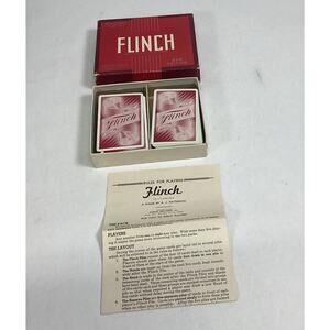 Vintage Flinch Card Game 1938 Parker Brothers USA. New Edition Complete